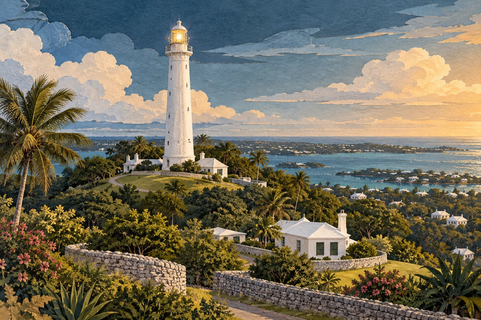 Illustration: Gibbs Hill Lighthouse